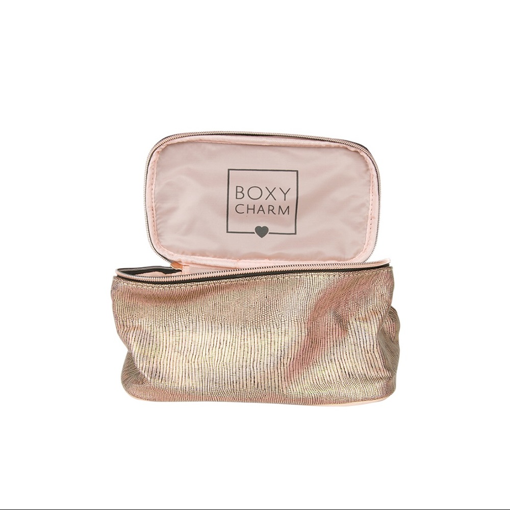 Boxycharm Train Case Travel Makeup Bag New